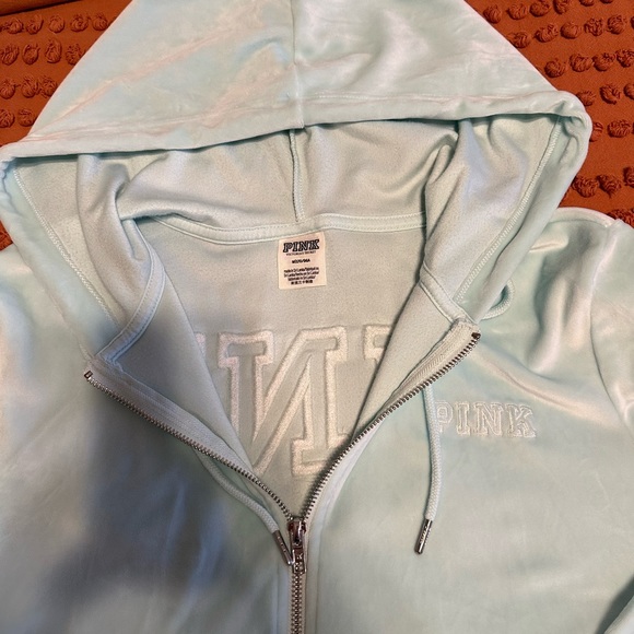 PINK Velvet Everyday Lounge Perfect Full Zip Jacket - Picture 4 of 5